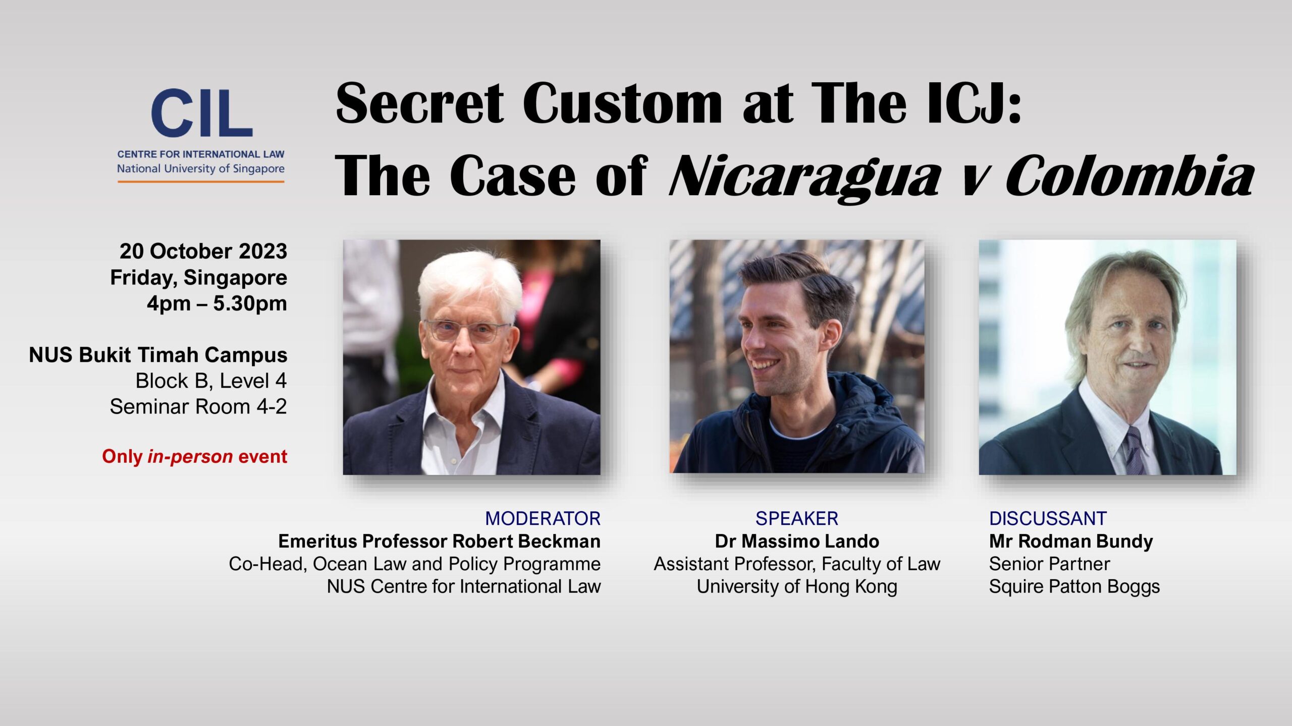 Secret Custom at the ICJ The Case of Nicaragua v Colombia Centre for