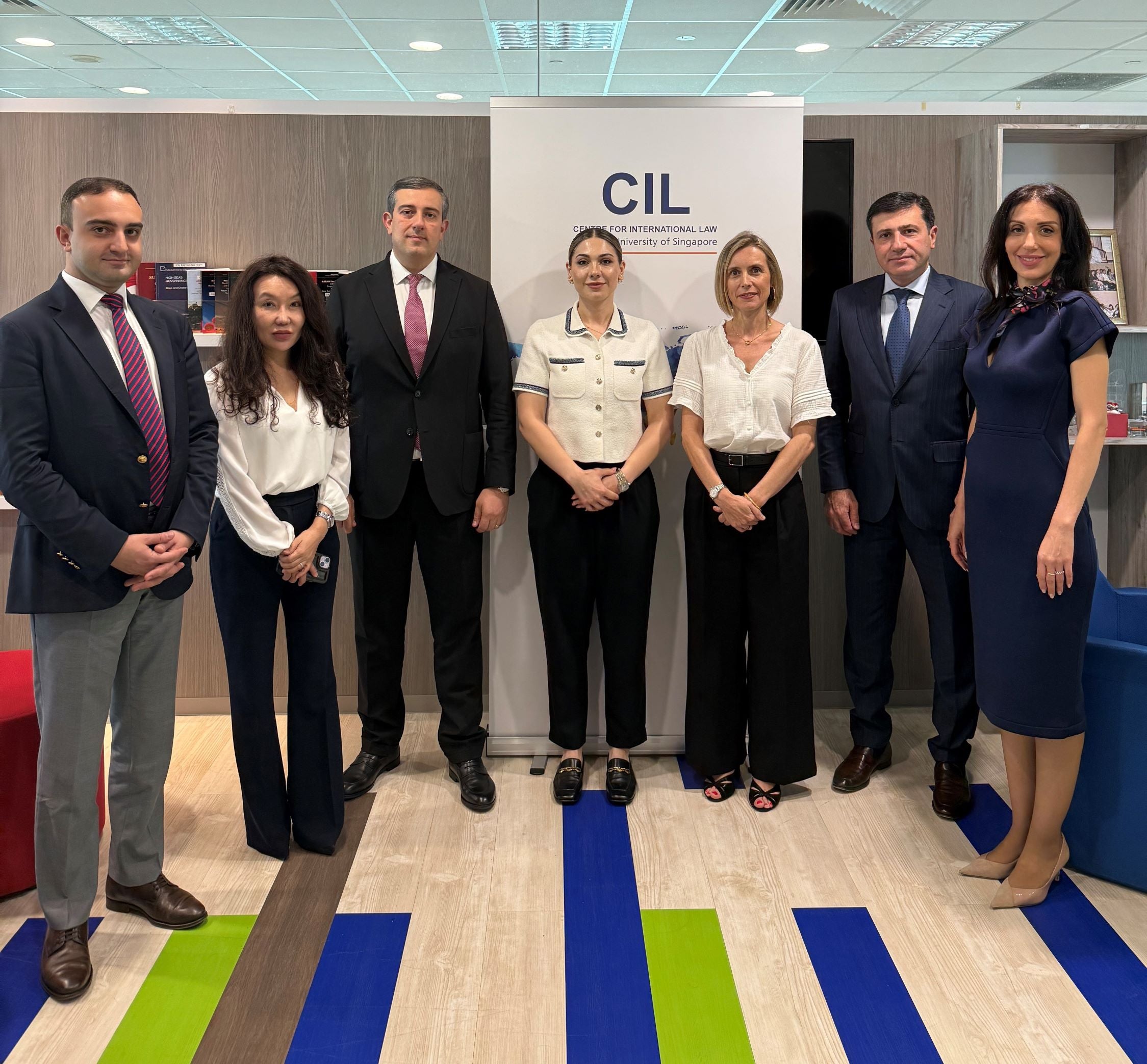 From left to right:

- Mr. Tigran Dadunts, Deputy Minister of Justice of the Republic of Armenia
- Ms. Christina Pak, Principal Counsel and Team Leader, Law and Policy Reform, ADB Office of the General Counsel
- Mr. Artur Atabekyan, Chairman of the Supreme Judicial Council of the Republic of Armenia
- Ms. Srbuhi Galyan, Minister of Justice of the Republic of Armenia
- Ms. Celine Lange, Lead, Programme Development, International Dispute Resolution, Centre for International Law (CIL)
- Mr. Gor Hakobyan, President of the Civil Chamber of the Court of Cassation of the Republic of Armenia
- Ms. Narine Avetisyan, Senior Investment Officer, ADB Armenia Resident Mission 