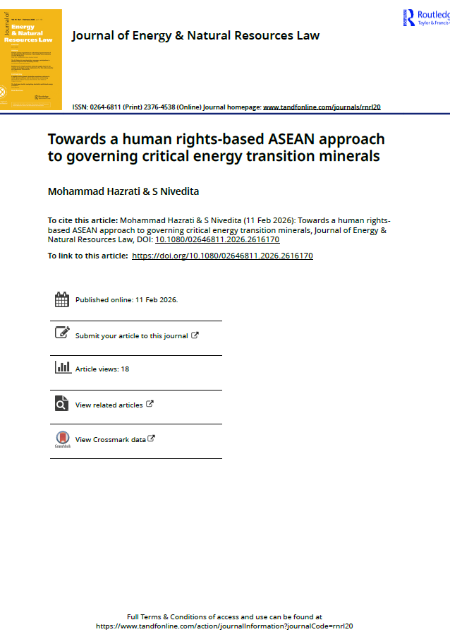 Energy and Naural Resource