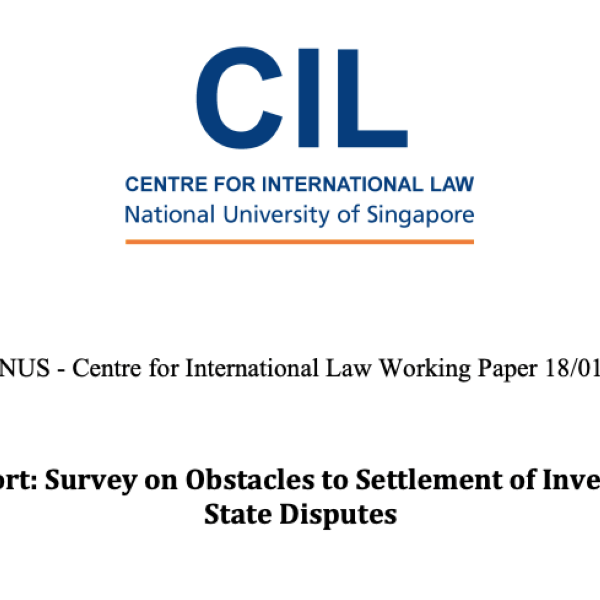 Survey on Settlement in Investor-State Disputes